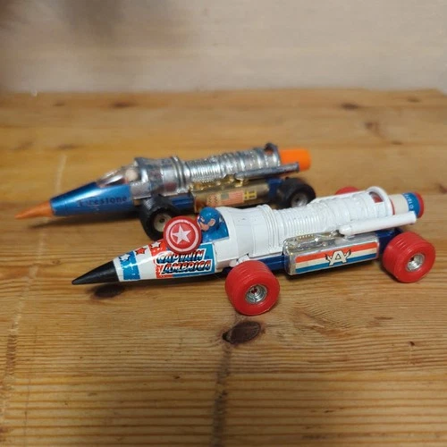 Vintage Corgi Toy 1979 Captain America's Jetmobile Great Cond. and Silver Streak