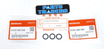 NOS Genuine Honda Oil Filter O-Ring (Set 3) SXS1000 SXS500 TRX420 TRX500 TRX520