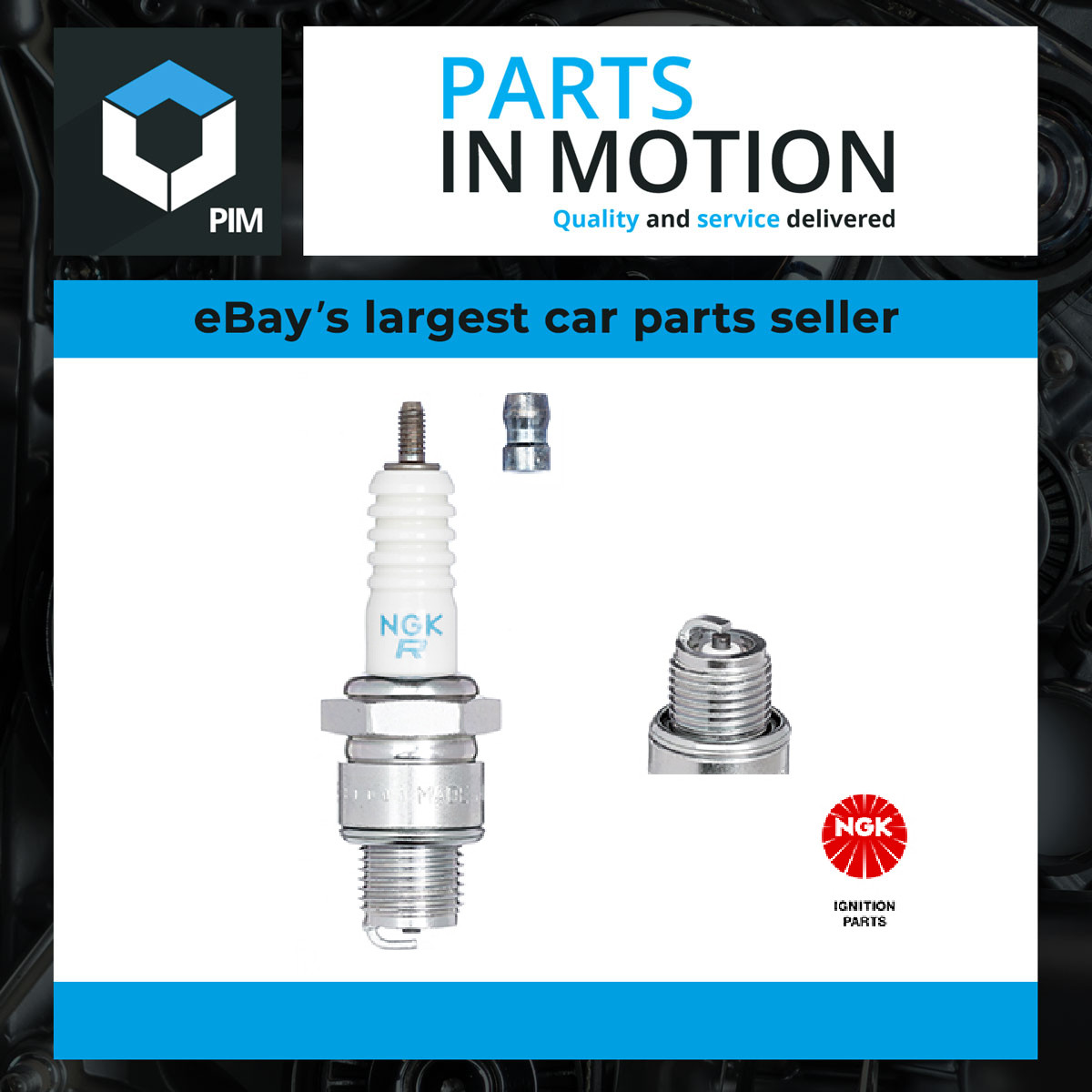 Spark Plug Fits MBK YQ 100 Nitro 00-03 NGK Br8Hs 4322 1pc 87295143223 - Image 76