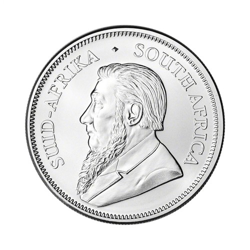 2021 South Africa 1 oz Fine Silver Krugerrand Coin BU Commemorative