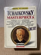 Vintage New Tchaikovsky Masterpieces 5 Cassette Set Digital Recording 5 MC Set