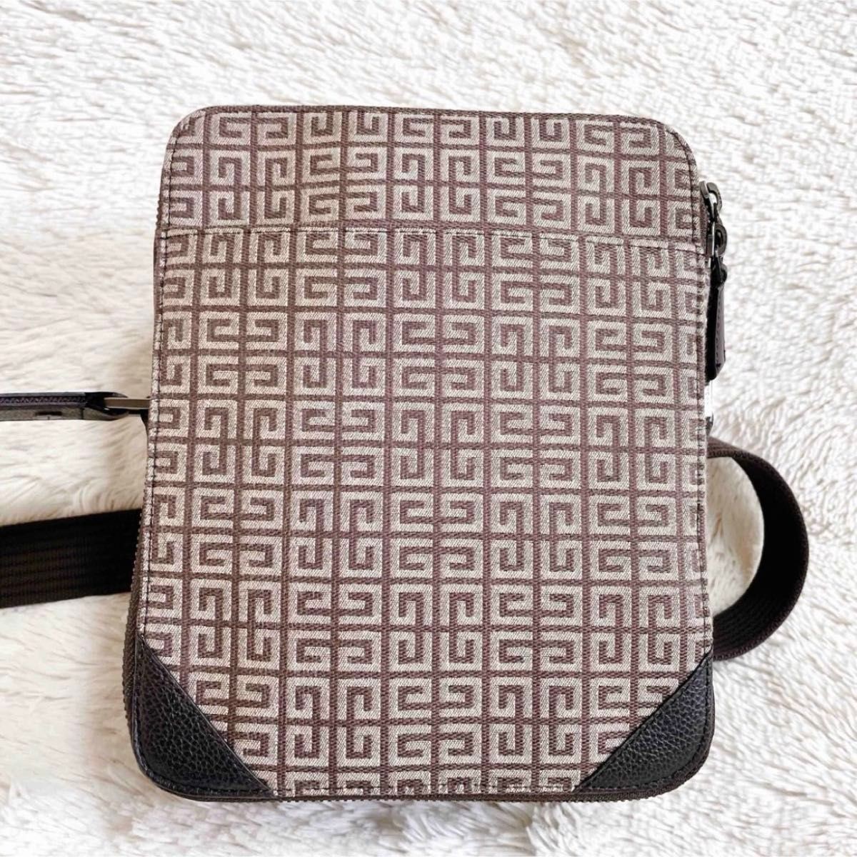 GIVENCHY Box Square Monogram Brown Canvas Shoulde… - image 3