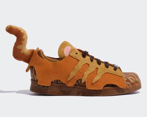 Adidas Originals × Melting Sadness SST 2022 CNY Mesa Orange Herren Größe US 10 - Bild 2 von 11