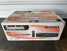 Vintage Symphonic SL220A VCR/VHS Player NIB