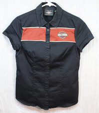 Harley Davidson Womens Mechanic Style Button-...
