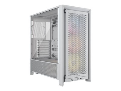 Corsair FRAME 4000D RS ARGB , Tower-Gehäuse weiß, Tempered Glass