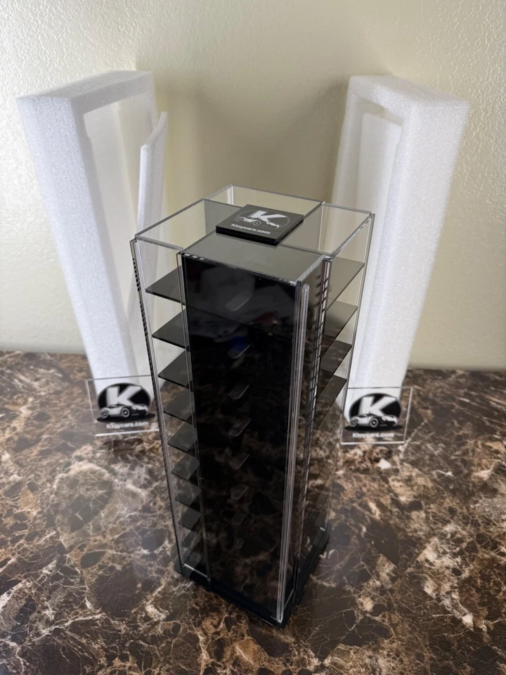 Hot Wheels acrylic rotating display case 40 cars with 0 noise#case - Image 4 of 4
