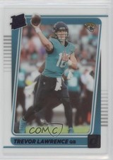 2021 Panini Clearly Donruss Rated Rookie Purple Trevor Lawrence #51 0nj7