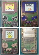 Game Boy original Model With IPS LCD Screen Replacement, USB Port, Gray Color,