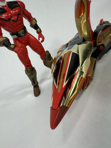 Vintage Bandai Power Rangers Time Force Quantum Strata Cycle mit Figur KOMPLETT - Bild 2 von 13