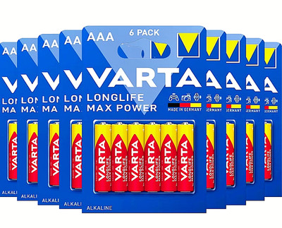 30 x Varta Longlife Max Power AAA Micro LR03  1,5V Batterie - Neu - OVP