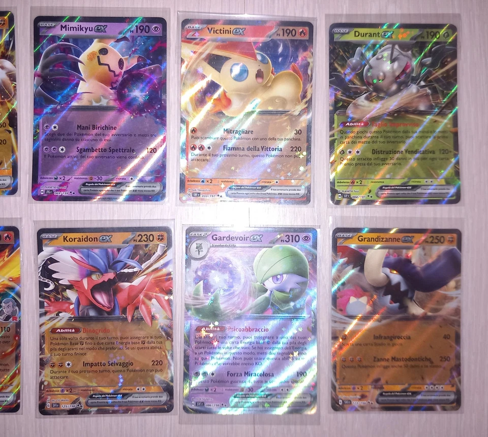Lotto Carte Pokemon Ita Rare Holo Lucario Ex Set Misti  No Charizard Mew 151  - Immagine 4 di 4