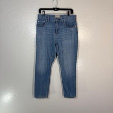 Everlane Jeans Womens 29 Blue The Summer Jean High Rise Tapered Lightweight