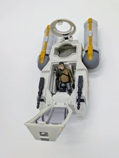 Star Wars Loose Rebels Y-Wing Scout Bomber W Kanan Jarrus Figurine 2015 Hasbro