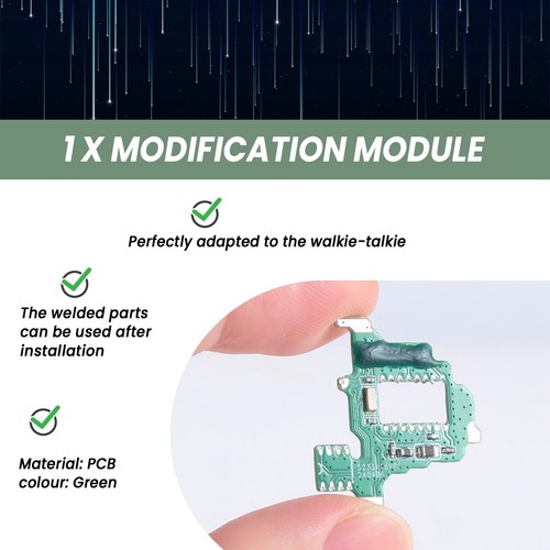 Kurzwellen-Modifikationsmodul für UV-K5/K6-Radio Qalkie-Talkie-Mo6230 - Afbeelding 2 van 7