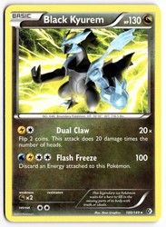 Black Kyurem 100/149 Boundaries Crossed Holo Rare