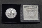 2017 Silver Shield Dollar Dragon 1 oz .999 Silver Proof COA #678/1200