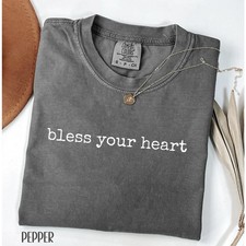 Bless Your Heart Graphic Tee Funny Southern Country Girl Cowgirl Men & Women