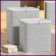 1pc Household Large Capacity Storage Bag Non-woven Material, Closet Wardrobe