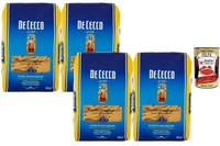 De Cecco Penne Piccole Rigate N°177 Hartweizen Pasta 4X500G +Polpa