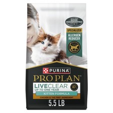 Purina Pro Plan LiveClear Kitten Food Allergen Reducer Chicken 5.5 lb - Free P&P 7.18 per pound