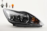 Scheinwerfer Passend FüR Ford Focus 05 02/08-01/11 Rechts Mit Leuchtmittel