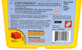 LEGO 10662 Creative Empty Bucket Tub Storage Container w/ Top Yellow Freestyle 