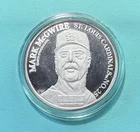 LOT (2) ITEMS•MARK McGUIRE STL. 1 TROY OZ .999 FINE SILVER & 1st Day Cover🔴⚾️⭐️