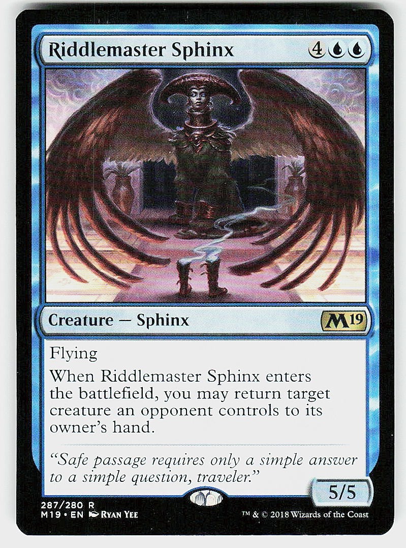 Riddlemaster Sphinx Core Set 2019 287 NM