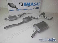 Imasaf Auspuffset für Renault Fuego 2.0 TX + GTX 1980-1985 | Vsd+Msd+Esd
