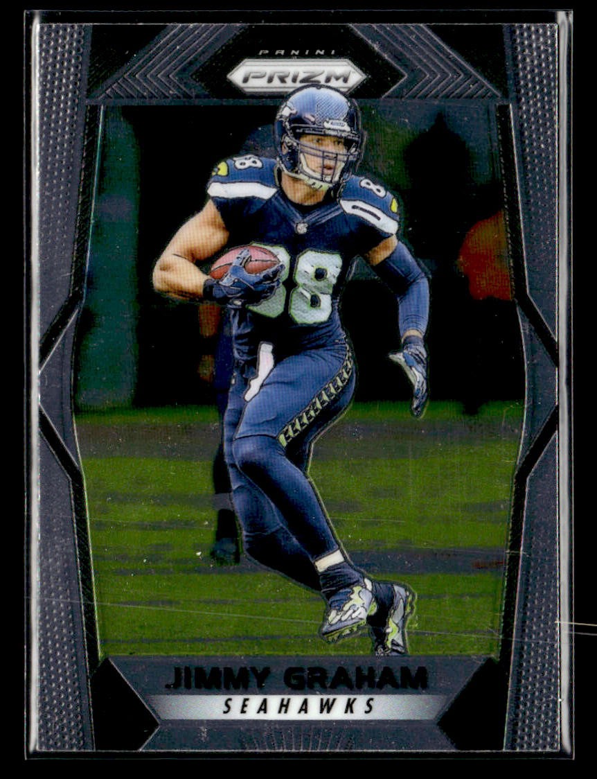 2017 Panini Prizm #19 Jimmy Graham Card Seattle Seahawks