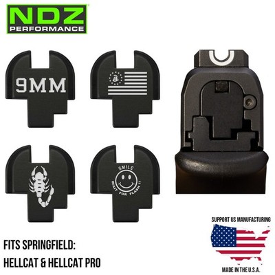 NDZ Springfield Hellcat, Pro, Comp OSP Slide Cover Plate Aluminum