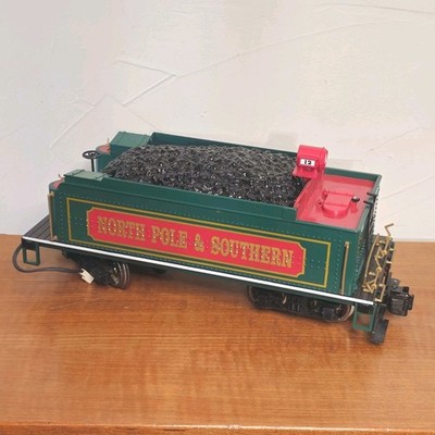 North Pole & Southern Passenger Car w/ Metal Wheels Bachmann Christmas G Guage