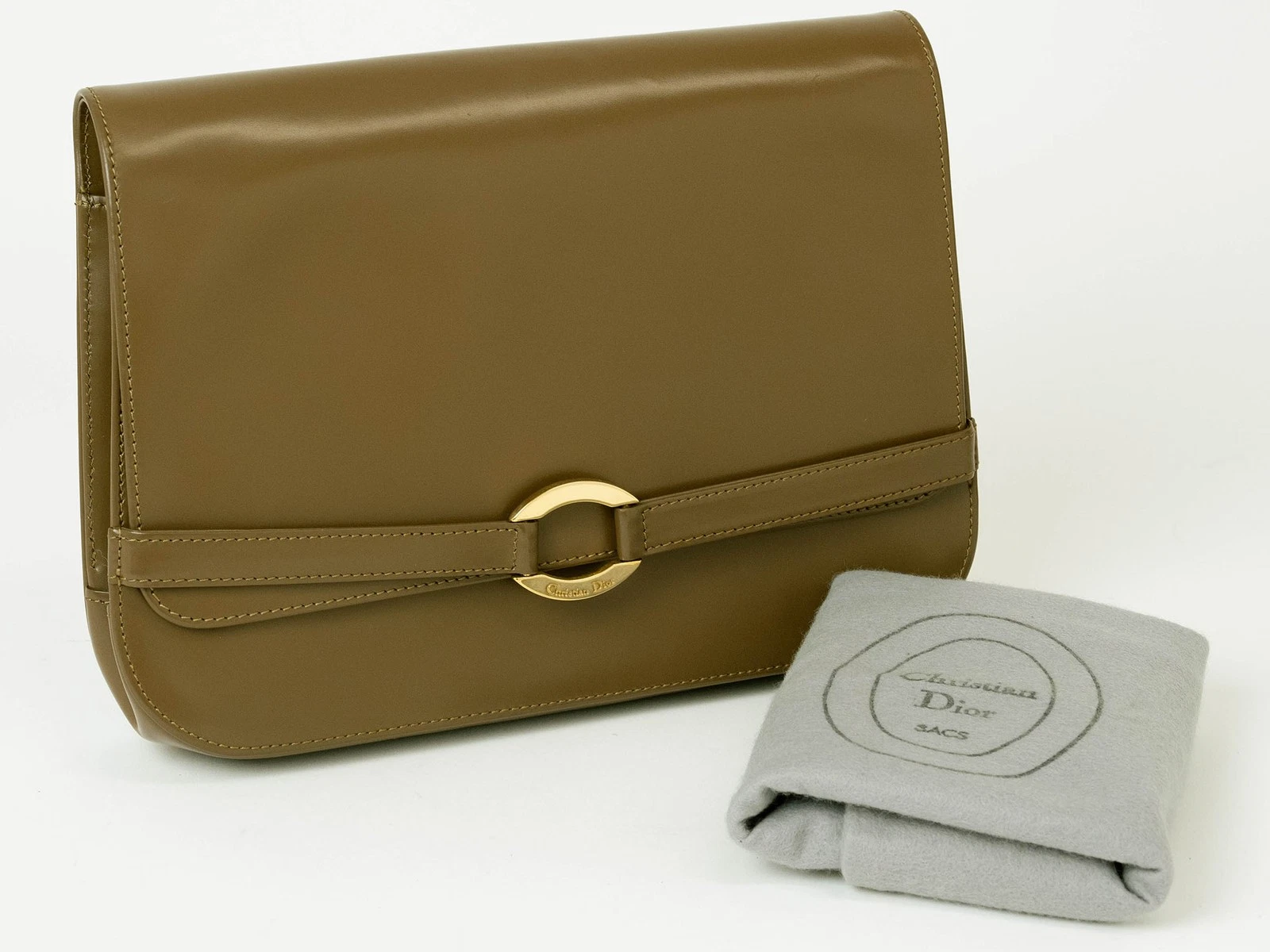 Sac pochette vintage Christian Dior marron femme rare trouver authentique