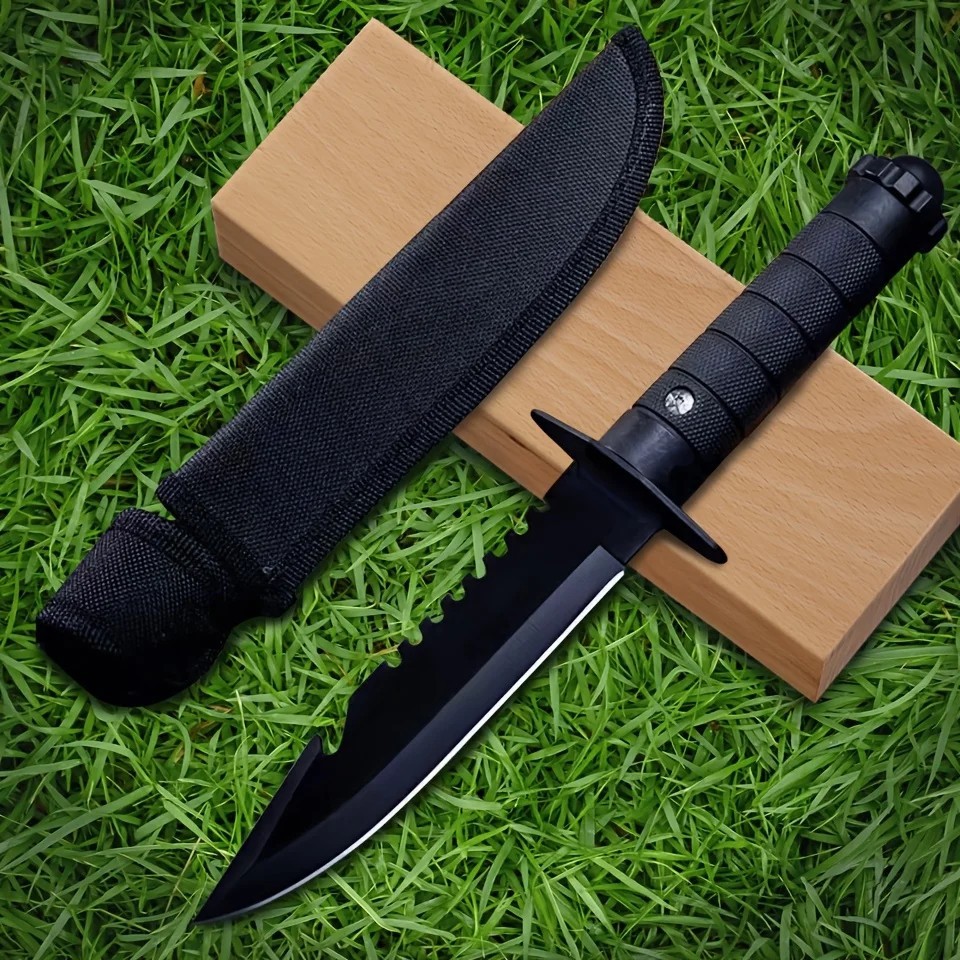 11" MILITARY Hunting TACTICAL FIXED BLADE SURVIVAL Army Knife