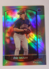 2000 Bowman Chrome Refractors #43 Eric Milton Minnesota Twins