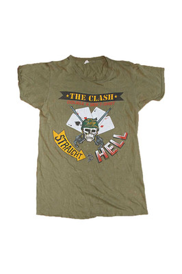 The Clash Tour Band Collection S to 5XL Green T-shirt TU1633