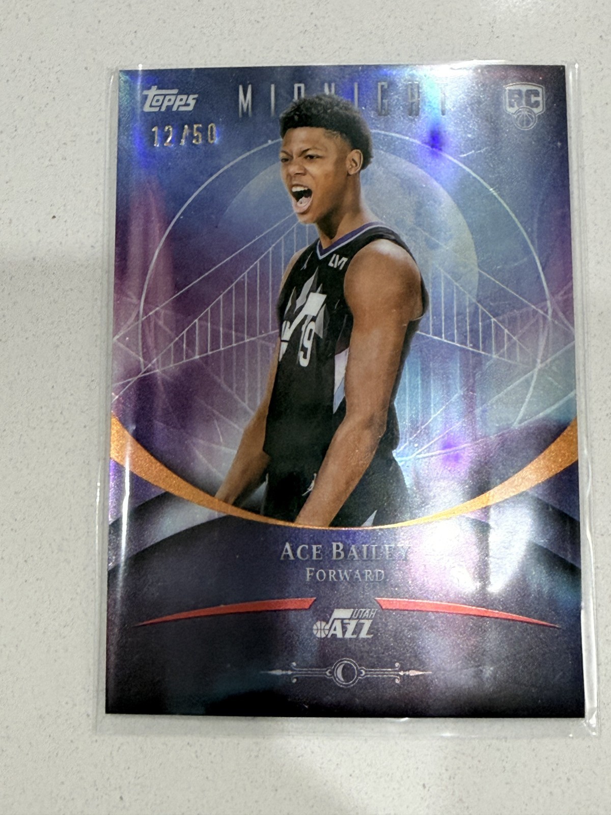 Ace Bailey - 25/26 Topps Midnight Summer Solstice Parallel #65 RC /50