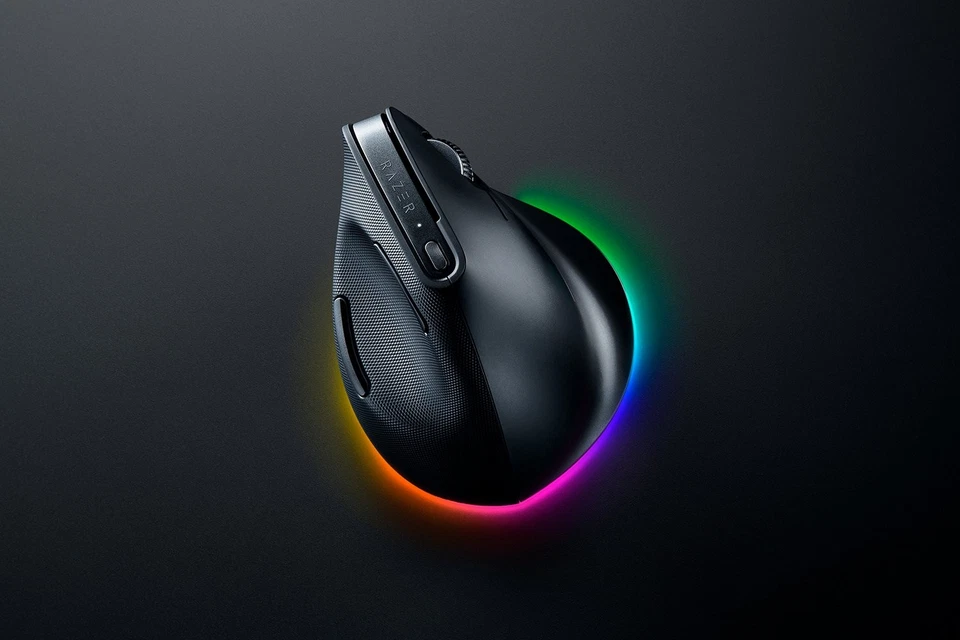 Razer Pro Click V2 Vertikale Maus 30000 DPI Wireless Bluetooth USB-C Ergonomisch - Bild 2 von 4