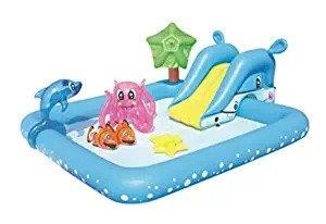 Bestway Aufblasbares Planschbecken Spielzentrum Aquarium, 239 x 206 x 86 cm