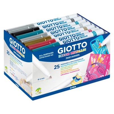 GIOTTO DECOR METALLIC, 25 Stk. - Filzstifte Fasermaler