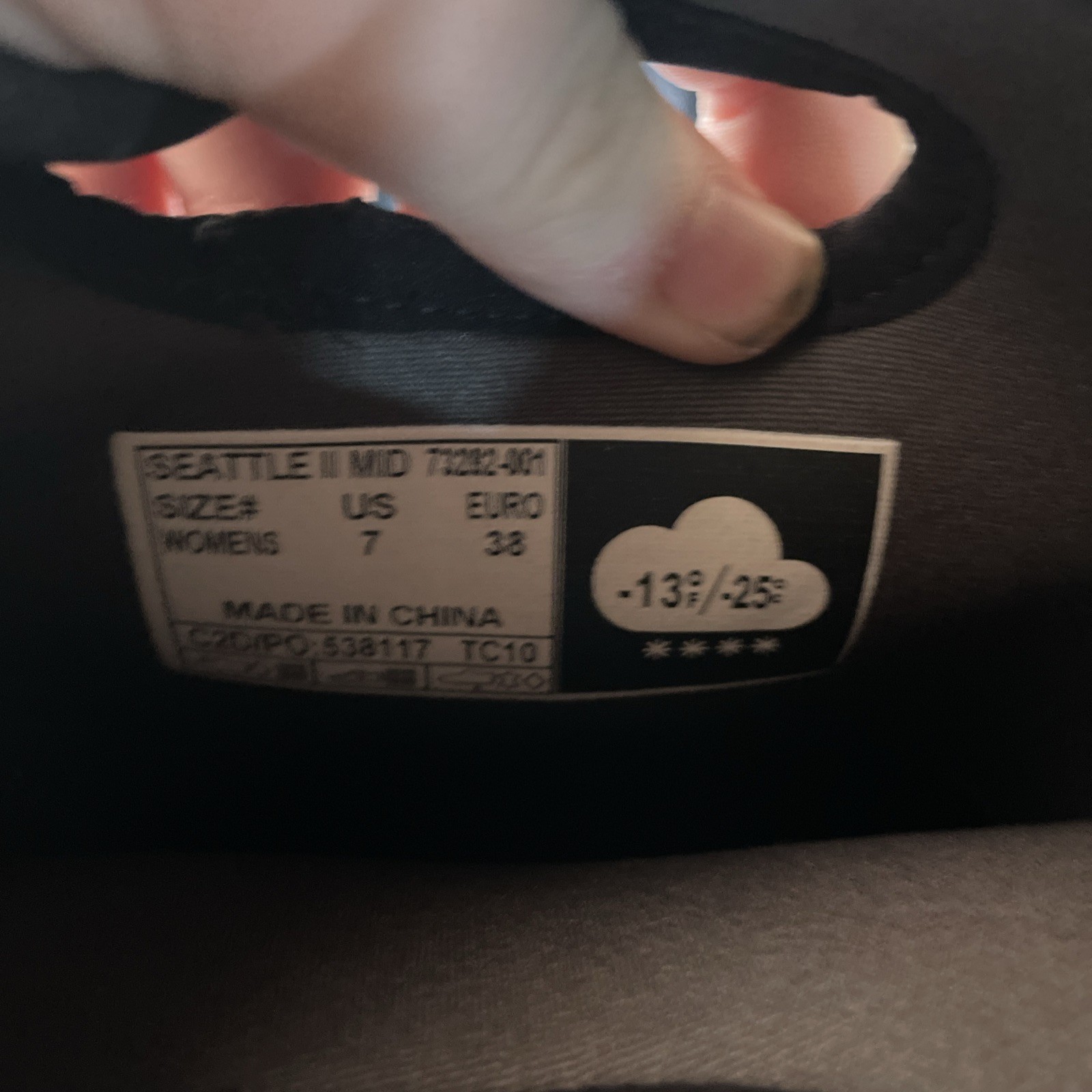 BOGS Classic II Solid Rain Boot Black Women’s 7 W… - image 7