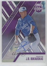 2017 Panini Elite Extra Edition Aspirations Purple /100 JB Bukauskas Auto 8k4