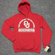 NWT - Oklahoma Sooners Hooded Sweatshirt Men s Size Small