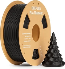DEEPLEE PLA 1.75mm 3D Printer Filament, Dimensional Accuracy +/- 0.02mm, Neatly