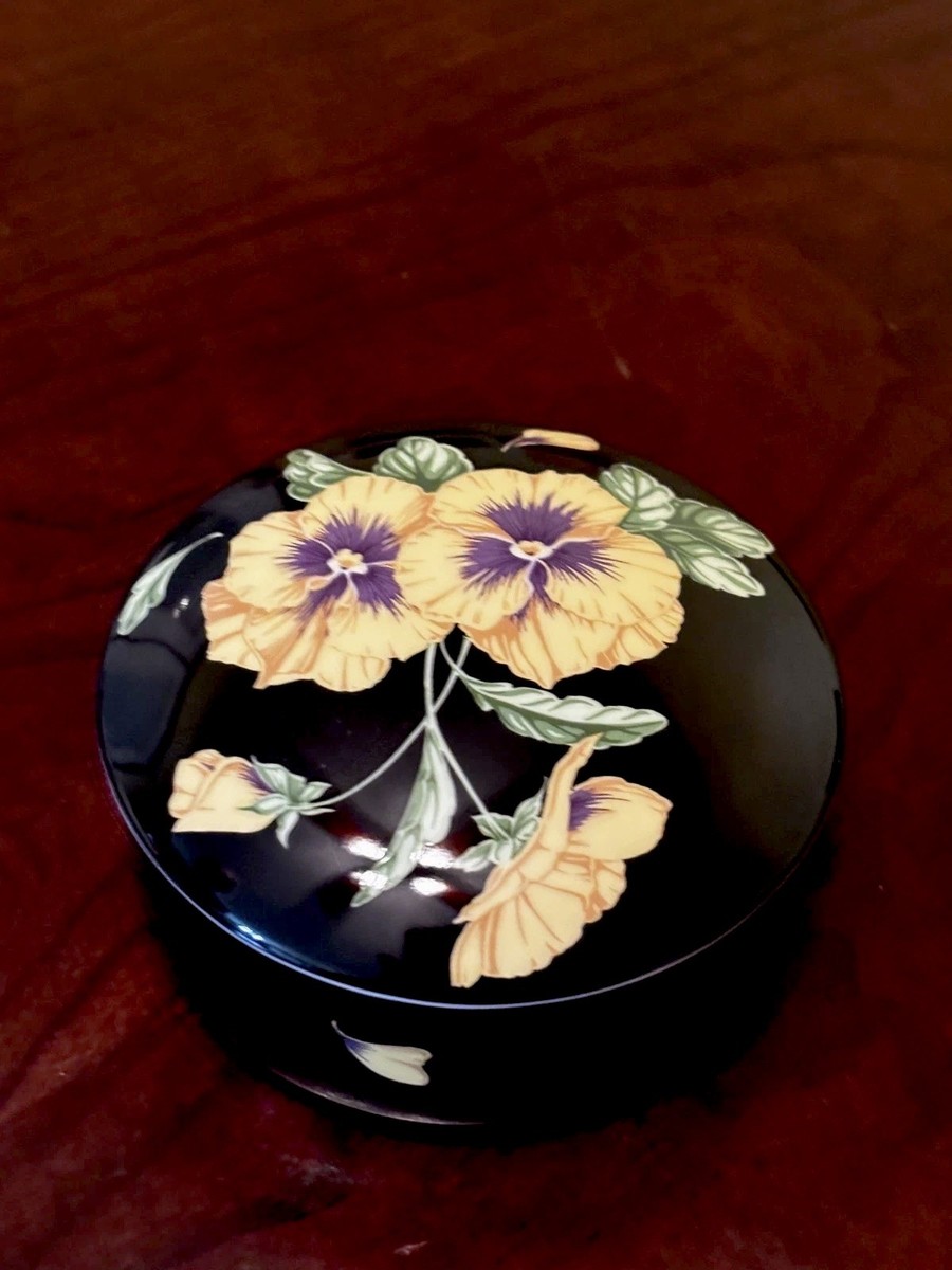 Tiffany & Co. Tiffany Wildflowers Porcelain Trinket Box With Lid
