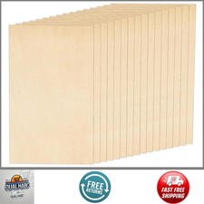 13pcs Basswood Sheets 4x8x2mm Thin Plywood Boards for Laser Cutting Crafts