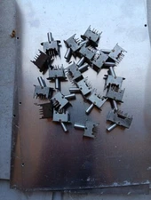 Panel Mount 6-pin 2 Position DPDT Toggle Switch, Round Baton Actuator, PCB Mount