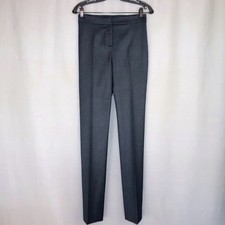 Oscar De La Renta Size 2 Gray Wool Pants