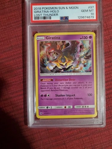 Giratina PSA 10 Gem Mint Holo Rare SM - Lost Thunder 97/214 Pop 11
